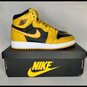 AIR JORDAN 1 MID GS
"Pollen / Black / White"